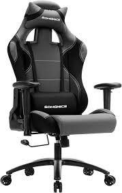 Fauteuil de Gamer SONGMICS avec Support Lombaire - Confort Optimal pour vos Sessions de Jeu