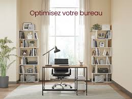 Bibliothèque Étagère Contemporaine SONGMICS pour un Rangement Optimisé