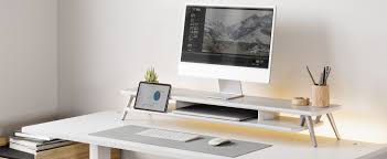 Réhausseur d'écran Fenge pour un bureau organisé