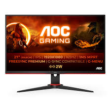 Moniteur AOC Gaming 27G2SPAE - Performances Éblouissantes à 165 Hz