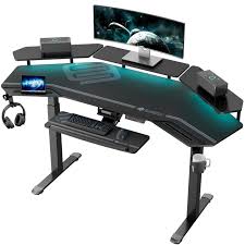 Bureau Gaming Électrique Ergonomique EUREKA ERGONOMIC