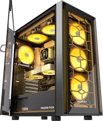 Boîtier PC ATX Musetex avec Ventilateurs Pré-Installés - Performance et Style
