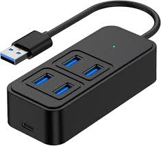 Expandisseur d'Alimentation pour Ordinateur Portable et Imprimante - Port USB Multiple