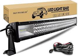 SKYWORLD Incurvée Lumineuse Véhicules Antibrouillard - Éclairez vos aventures