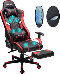 Douxlife Ergonomique Repose Pieds Rétractable Inclinable pour Chaise Gaming