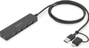 Concentrateur USB Slim Line DIGITUS - Performance et Design