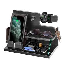 Organisateur de Bureau Multifonctionnel en Bois