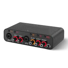 Interface d'enregistrement Streaming XTUGA Q26 - Carte Son XLR de Haute Qualité