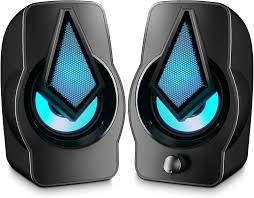 Haut-parleurs gamer pour PC - Son synchronisé et design élégant