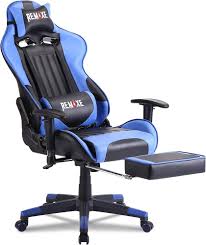 Appui Tête Ergonomique et Repose Pieds Rétractable pour Chaise Gaming Grande Taille
