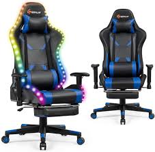 GOPLUS Ergonomique Repose Pieds Rétractable Télécommande - Confort Optimal pour Votre Fauteuil Gamer