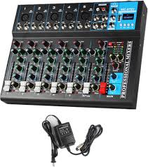 Console de Mixage Professionnelle pour Enregistrement et Streaming