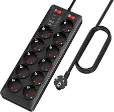 Multiprise USB - Prise Multiple avec Interrupteurs