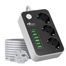 Multiprise USB avec Hulker Prises Ports - La Solution Idéale pour Vos Équipements