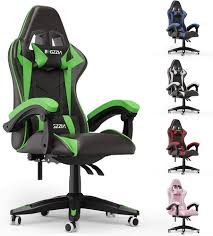 Fauteuil de Bureau Gaming Ergonomique Bigzzia - Confort et Style