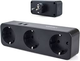 Multiprise Triplette Électrique USB – Idéale pour Vos Voyages