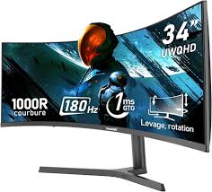 Moniteur incurvé Gawfolk : une expérience immersive pour les gamers