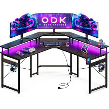 ODK 129x129 Moniteur Électrique pour Bureau d'Angle Gaming