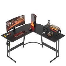 Bureau d'Angle Gaming CubiCubi 120x120cm - L'Allié Parfait pour Étudier et Travailler