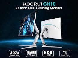 Moniteur Koorui GN10 - Écran Adaptatif Réglable en Hauteur