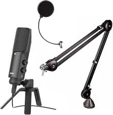 Microphone à condensateur NT USB pour podcasts avec bras PSA1