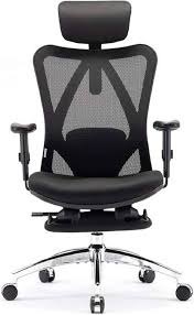 Fauteuil Ergonomique SIHOO avec Repose Pieds et Appui Tête