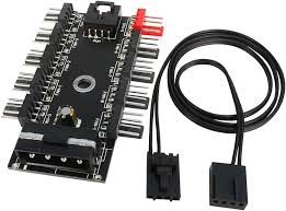 HuaLiSiJi Contrôleur de Ventilateur Multiple - Hub Ventilateur PC