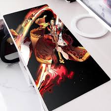 Tapis de Souris XXL Manga Antidérapant Guerrier - Confort et Style pour les Gamers