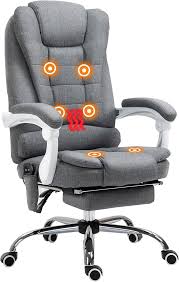 Fauteuil de Bureau Massant Vinsetto - Confort et Détente