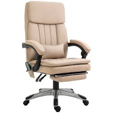 Fauteuil de Bureau Massant Vinsetto Inclinable pour un Confort Ultime