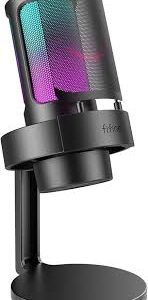 FIFINE Microphone Streaming pour Podcasts - Qualité Professionnelle à Portée de Main