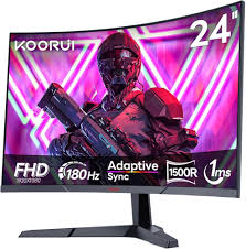Moniteur Incurvé KOORUI pour Gamers - Expérience Immersive