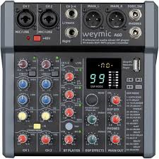 Table de mixage WEYMIC Professionnelle pour un enregistrement de qualité