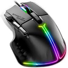 Souris Gaming Filaire Spirit Gamer RGB - Performance et Style