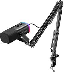 Microphone Dynamique AM8T avec Bras pour un Enregistrement de Qualité