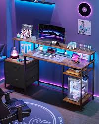 Multiprises Informatique Réversible KIMENICH pour Bureau LED avec Rangement