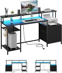 KIMENICH Informatique : Multiprise Réversible pour Bureau LED avec Rangement