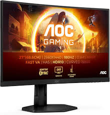 AOC Gaming CQ27G4X - Écran QHD 27 pouces IPS pour les passionnés de gaming