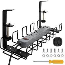 Belle Plateau Range Cable Bureau - Rangement Idéal pour Votre Bureau