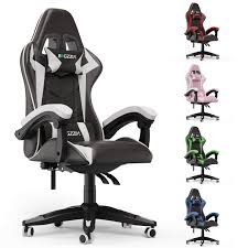Chaise Bureau Ergonomique Bigzzia pour Gamer - Confort Optimal