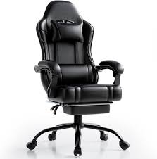 Siège de Bureau Gaming Ergonomique Réglable avec Appui Tête et Accoudoirs