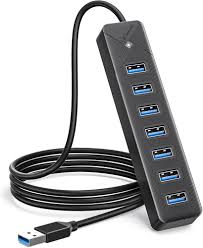 GiGimundo Hub USB 7 Ports - L'adaptateur ultime pour vos besoins numériques