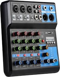 Mixeur Audio Bluetooth Multifonction pour Enregistrement