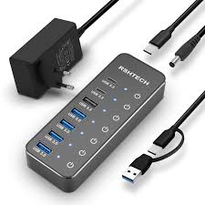 Adaptateur Alimentation RSH ST07C - Hub USB 7 Ports