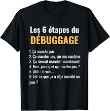 T-Shirt Cadeaux Informatique Rigolo pour Programmeurs