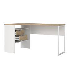 Bureau Dangle ALKOR Chêne Clair - Élégance et Fonctionnalité pour Votre Espace de Jeu