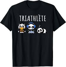 T-shirt Triathlète Gaming Geek - Idée cadeau parfaite