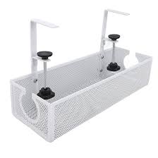 Support Multiprise Sous Bureau - Plateau Gestion Perçage Organisateur