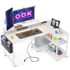 ODK Bureau Dangle Gaming Forme - Le Bureau Idéal pour les Gamers