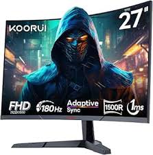 Moniteur KOORUI Incurvé : Plongée Immersive dans le Gaming
